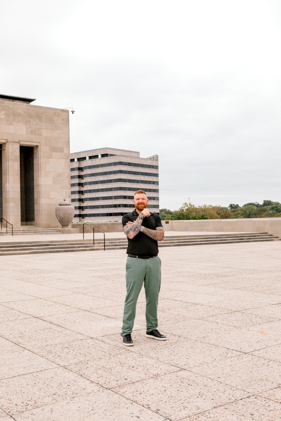 Big Mike — Kansas City real estate agent at Liberty Memorial